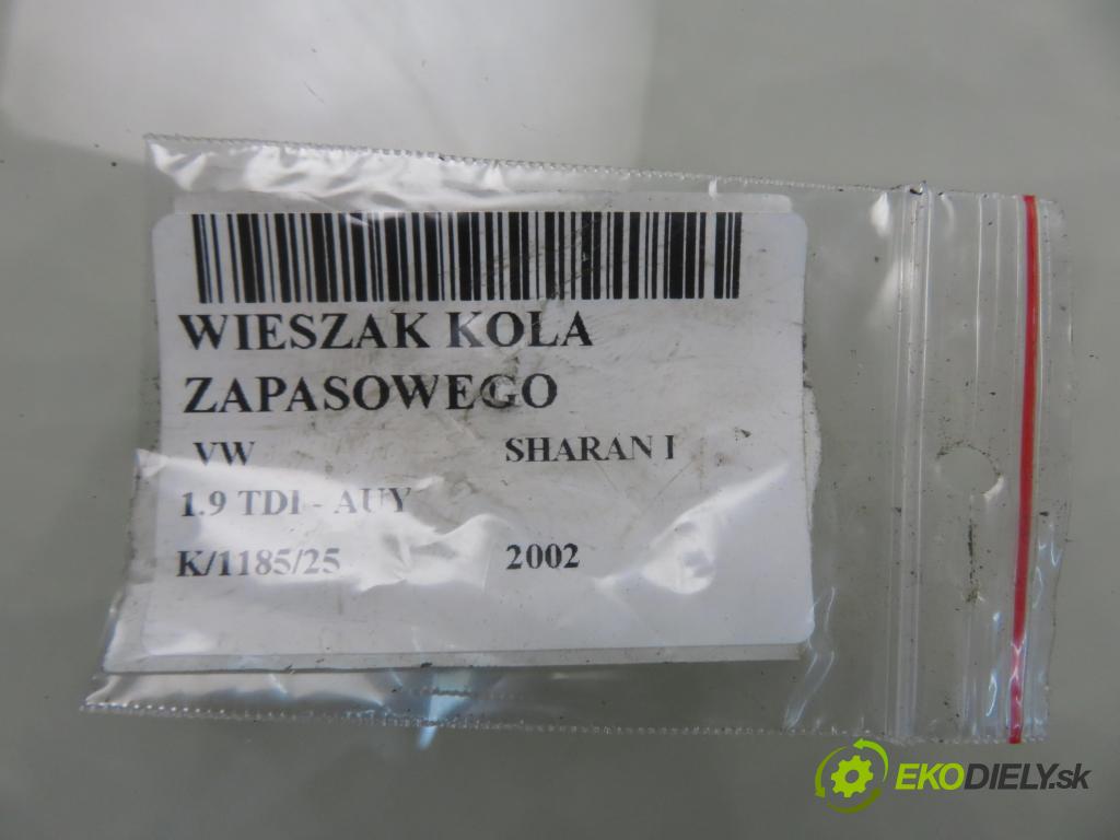 VW SHARAN (7M8, 7M9, 7M6) MINIVAN 2002 85,00 1.9 TDI PD 115 - AUY 1896,00 ZÁVĚS KOLA NÁHRADNÍ: 7M0803660E