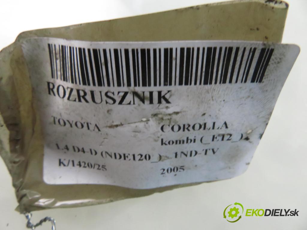 TOYOTA COROLLA kombi (_E12_) KOMBI 2005 0,00 1.4 D4-D (NDE120_) - 1ND-TV 1364,00 Štartér 4280002730 ; 2810033080 (Štartér)