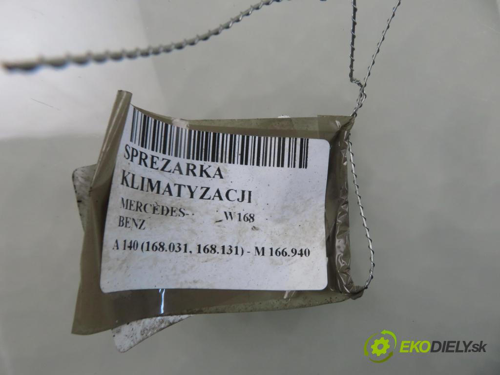 MERCEDES-BENZ KLASA A (W168) HB 1999 60,00 1.4 A 140 82 - M 166.940 1397,00 KOMPRESOR: klimatizácie A0002305911 (Kompresor klimatizácie)