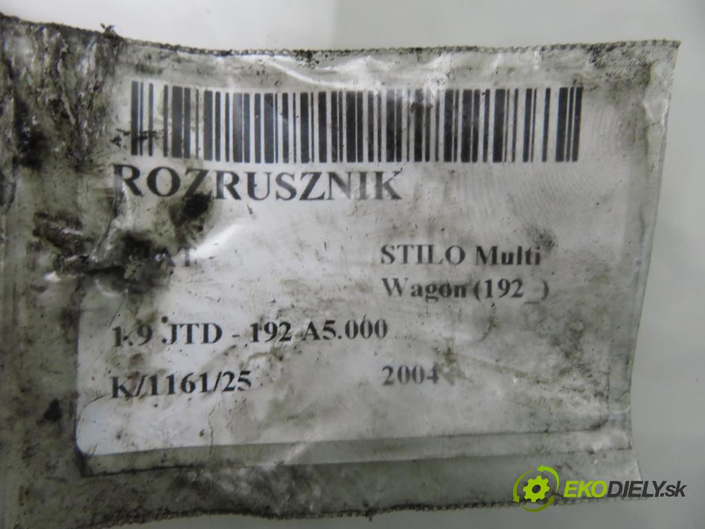 FIAT STILO Multi Wagon (192_) KOMBI 2004 103,00 1.9 JTD 16V 140 - 192 A5.000 1910,00 Štartér  (Štartér)