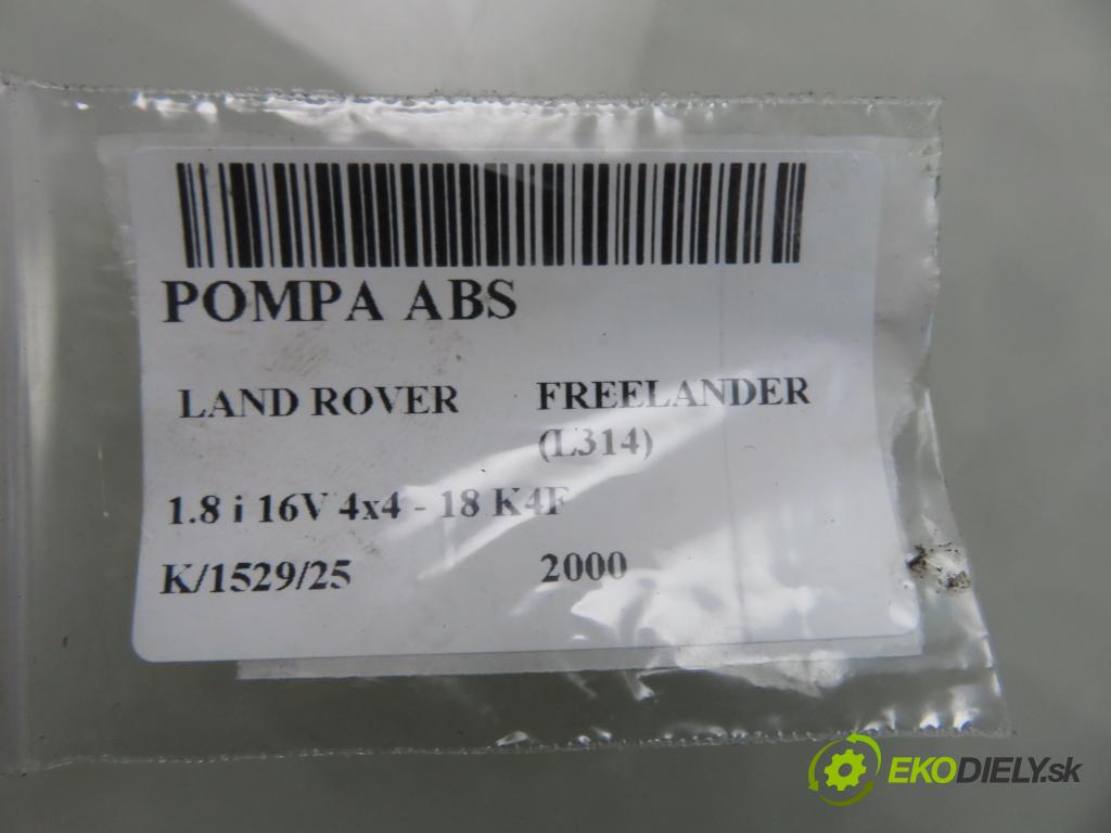 LAND ROVER FREELANDER (L314) SUV 2000 88,00 1.8 i 16V 4x4 - 18 K4F 1796,00 Pumpa ABS SRB10123099 ; 4784070300 ; 10123099 (Pumpa ABS)
