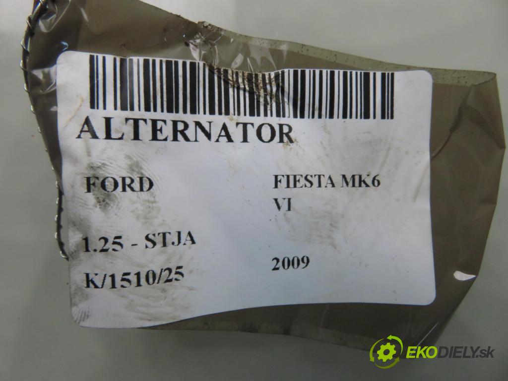 FORD FIESTA VI (CB1,CCN) HB 2009 44,00 1.25 - STJA 1242,00 Alternátor 7G9N10300CC (Alternátor)