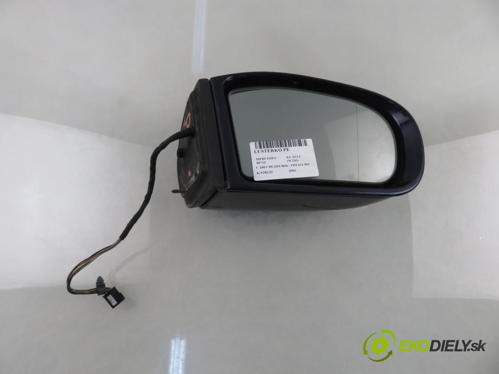 MERCEDES-BENZ KLASA C (W203) SEDAN 2003 85,00 C 200 CDI 116 - OM 611.962 2148,00 Spätné zrkadlo