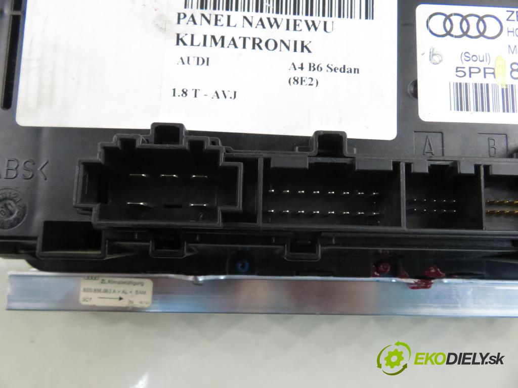 AUDI A4 (8E2, B6) SEDAN 2002 110,00 1.8 T - AVJ 1781,00 Panel topení KLIMATRONIK 8E0820043A