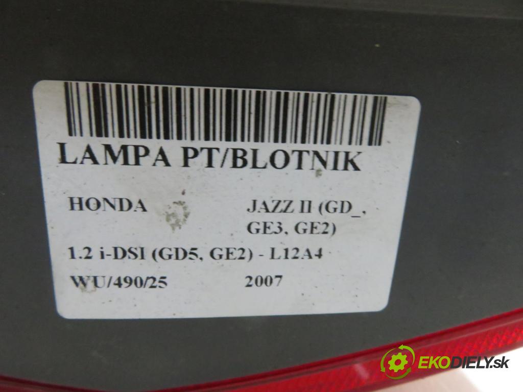HONDA JAZZ II (GD_, GE3, GE2) HB 2007 57,00 1.2 i-DSI (GD5, GE2) - L12A4 1243,00 Svetlo pravé zadné