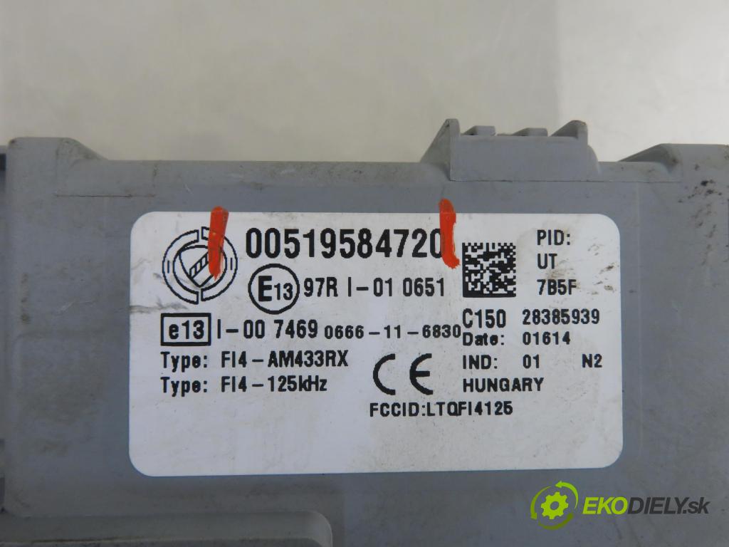 FIAT PANDA (312_, 319_) HB 2014 51,00 1.2 - 169 A4.000 1242,00 MODUL BSI 00519584720