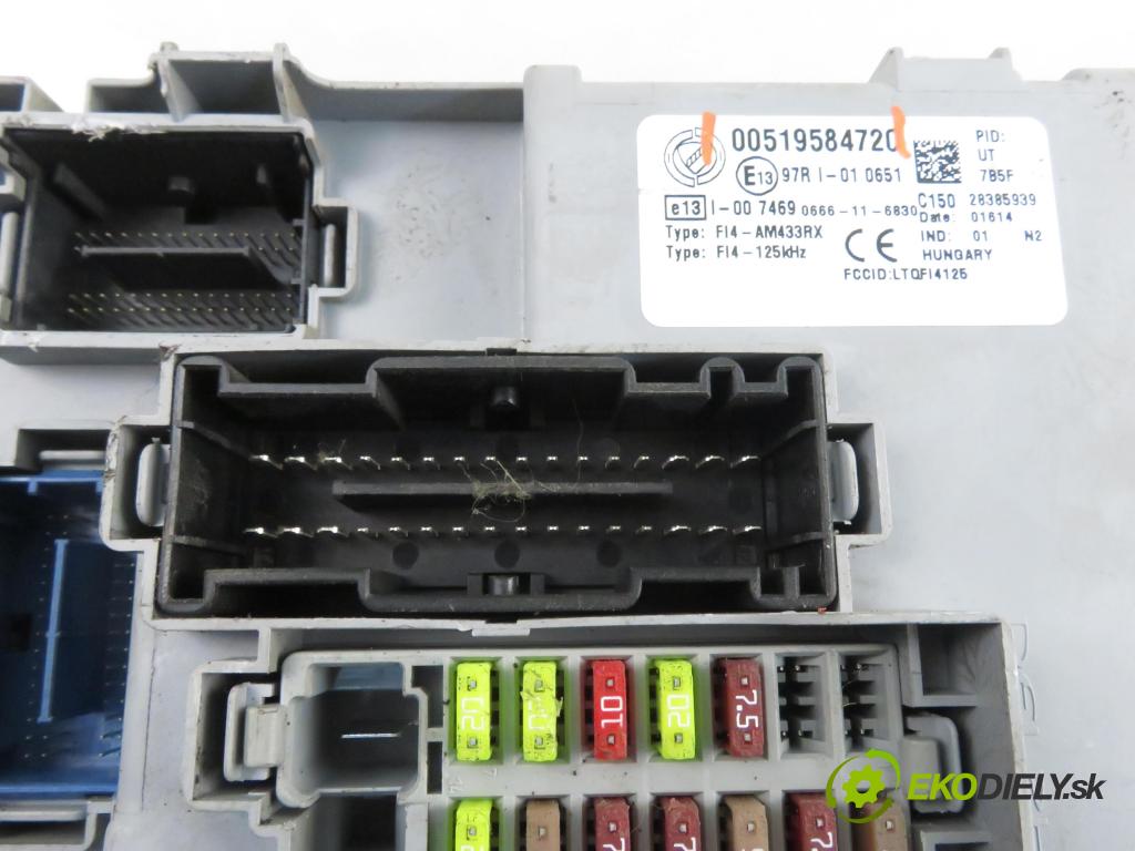 FIAT PANDA (312_, 319_) HB 2014 51,00 1.2 - 169 A4.000 1242,00 MODUL BSI 00519584720