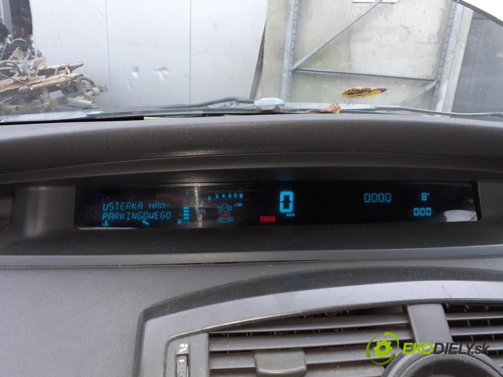 RENAULT SCENIC II (JM0/1_) MINIVAN 2004 99,00 2.0 135 - F4R 770 1998,00 Prístrojovka elektrický P8200704463A
