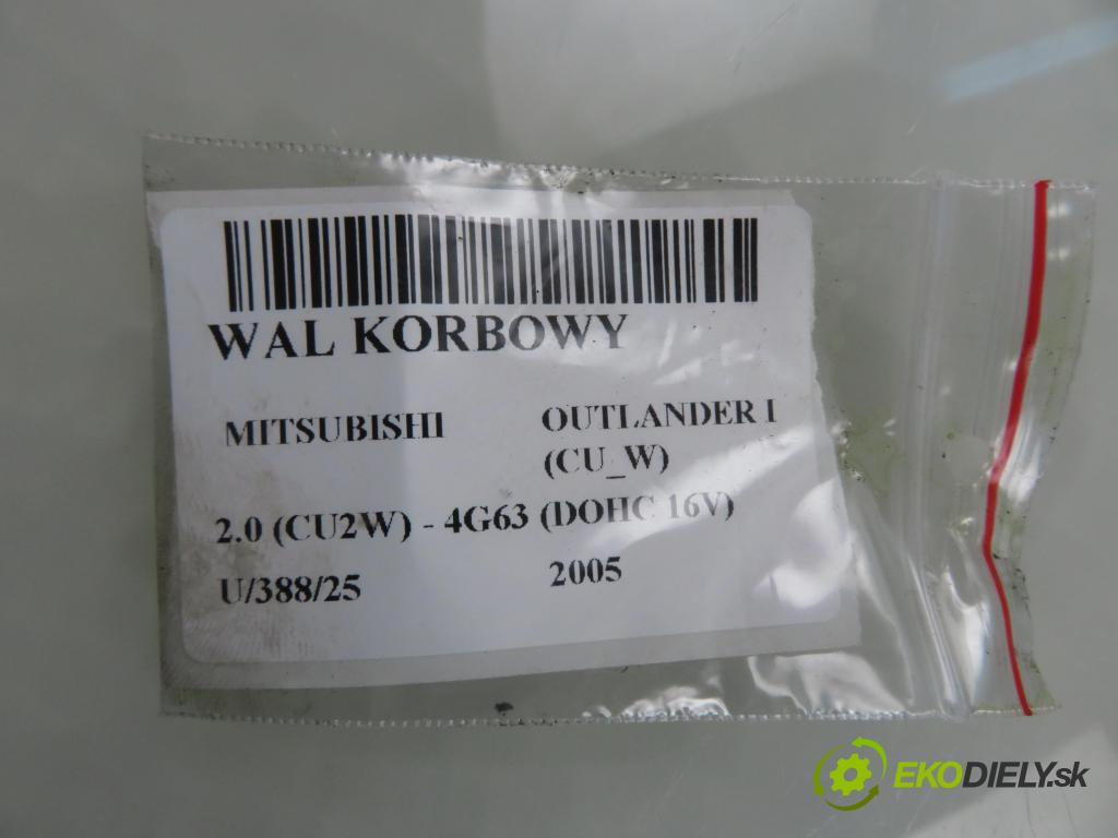 MITSUBISHI OUTLANDER I (CU_W) SUV 2005 100,00 2.0 (CU2W) - 4G63 (DOHC 16V) 1997,00 hriadeľ KLIKA: