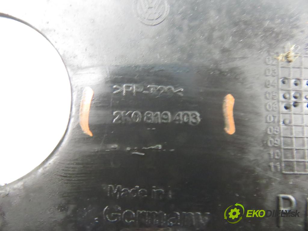 VW CADDY III Furgon (2KA, 2KH, 2CA, 2CH) FURGON 2007 77,00 1.9 TDI - BLS 1896,00 torpédo plast pod čelní okno 2K0819403 (Plast pod čelním sklem)