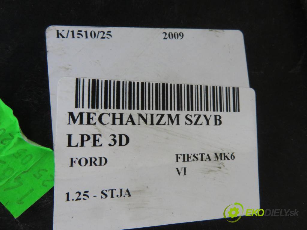 FORD FIESTA VI (CB1,CCN) HB 2009 44,00 1.25 - STJA 1242,00 Mechanizmus okien 3D 8A61B045H17AH