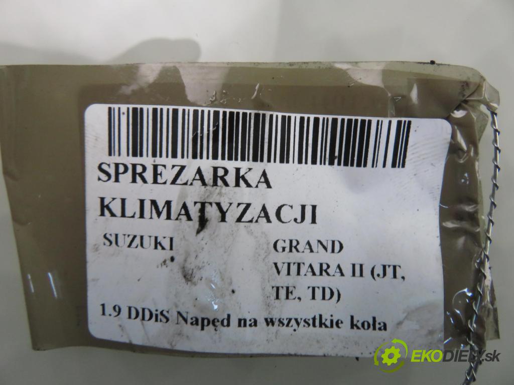 SUZUKI GRAND VITARA II (JT, TE, TD) SUV 2007 95,00 1.9 DDiS 129 4x4 - F9Q 264 1870,00 KOMPRESOR: klimatizácie 9520167JA0 (Kompresor klimatizácie)