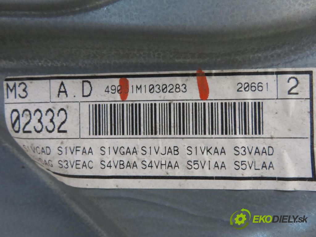SEAT LEON (1M1) HB 2005 77,00 1.6 16 V - BCB 1598,00 Mechanizmus okien 1M0837756 ; 1M1030283