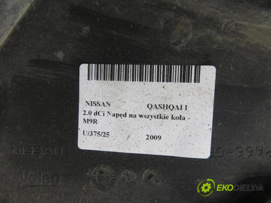 NISSAN QASHQAI / QASHQAI +2 I (J10, JJ10) CROSSOVER 2009 110,00 2.0 dCi Napęd na wszystkie koła - M9R 1995,00 ventilátor chladič PODNEBÍ / VODA