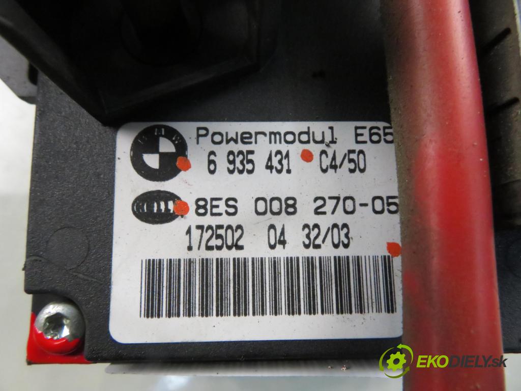 BMW 7 (E65, E66, E67) SEDAN 2003 190,00 740 d- M67 D39 (398D1) 3901,00 MODUL akumulátora 6935431 ; 8ES00827005