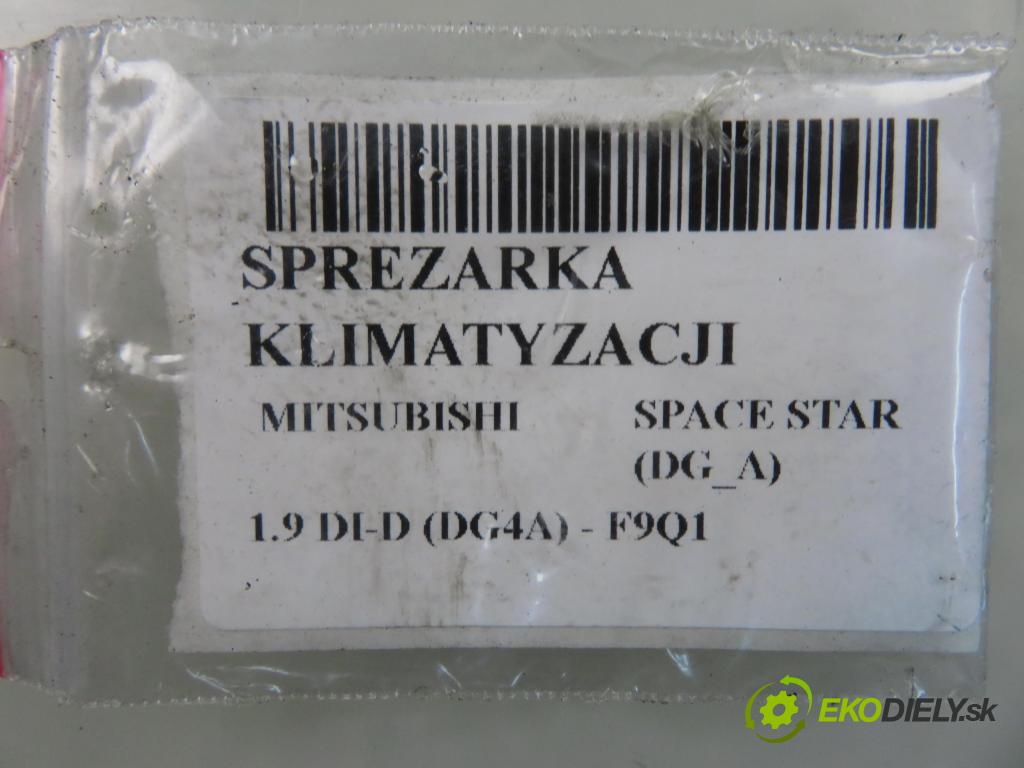 MITSUBISHI SPACE STAR nadwozie wielkoprzestrzenne (MPV) (DG_A) MINIVAN 2000 75,00 1.9 DI-D 102 - F9Q1 1870,00 KOMPRESOR: klimatizácie 8200040681 (Kompresor klimatizácie)