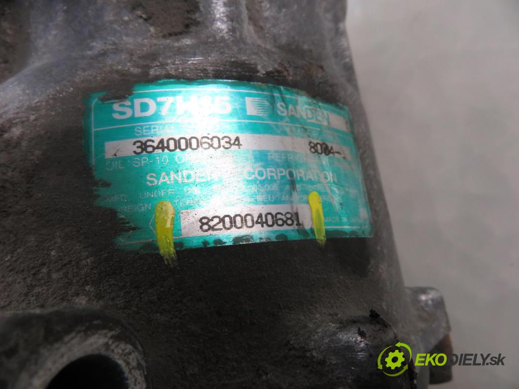 MITSUBISHI SPACE STAR nadwozie wielkoprzestrzenne (MPV) (DG_A) MINIVAN 2000 75,00 1.9 DI-D 102 - F9Q1 1870,00 KOMPRESOR: klimatizácie 8200040681 (Kompresor klimatizácie)