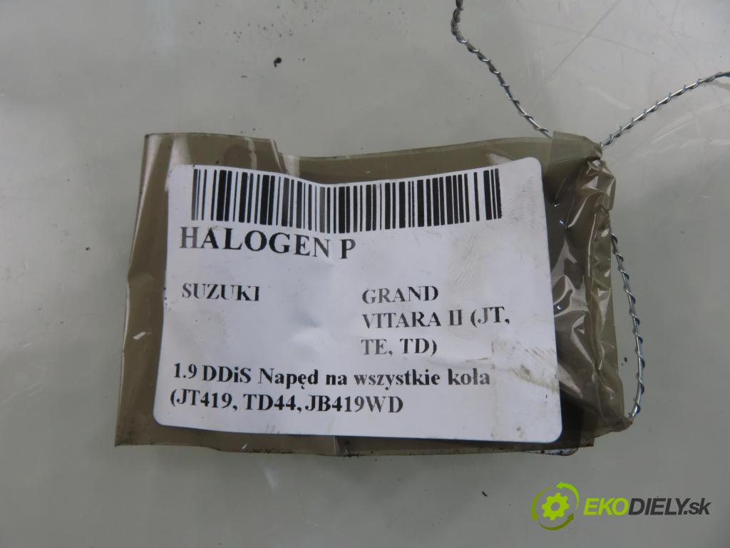 SUZUKI GRAND VITARA II (JT, TE, TD) SUV 2007 95,00 1.9 DDiS 129 4x4 - F9Q 264 1870,00 HALOGENY: 89210094