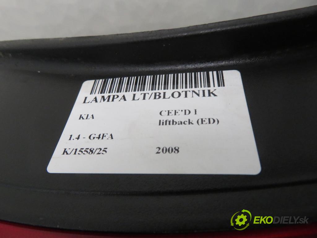 KIA CEE'D liftback (ED) HB 2008 80,00 1.4 16V 109 - G4FA 1396,00 Svetlo ľavé zadné 924011H0