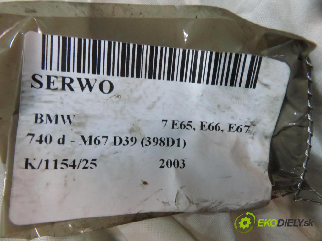 BMW 7 (E65, E66, E67) SEDAN 2003 190,00 740 d- M67 D39 (398D1) 3901,00 posilovač 6783817 ; 0265410540 (Servočerpadlo)