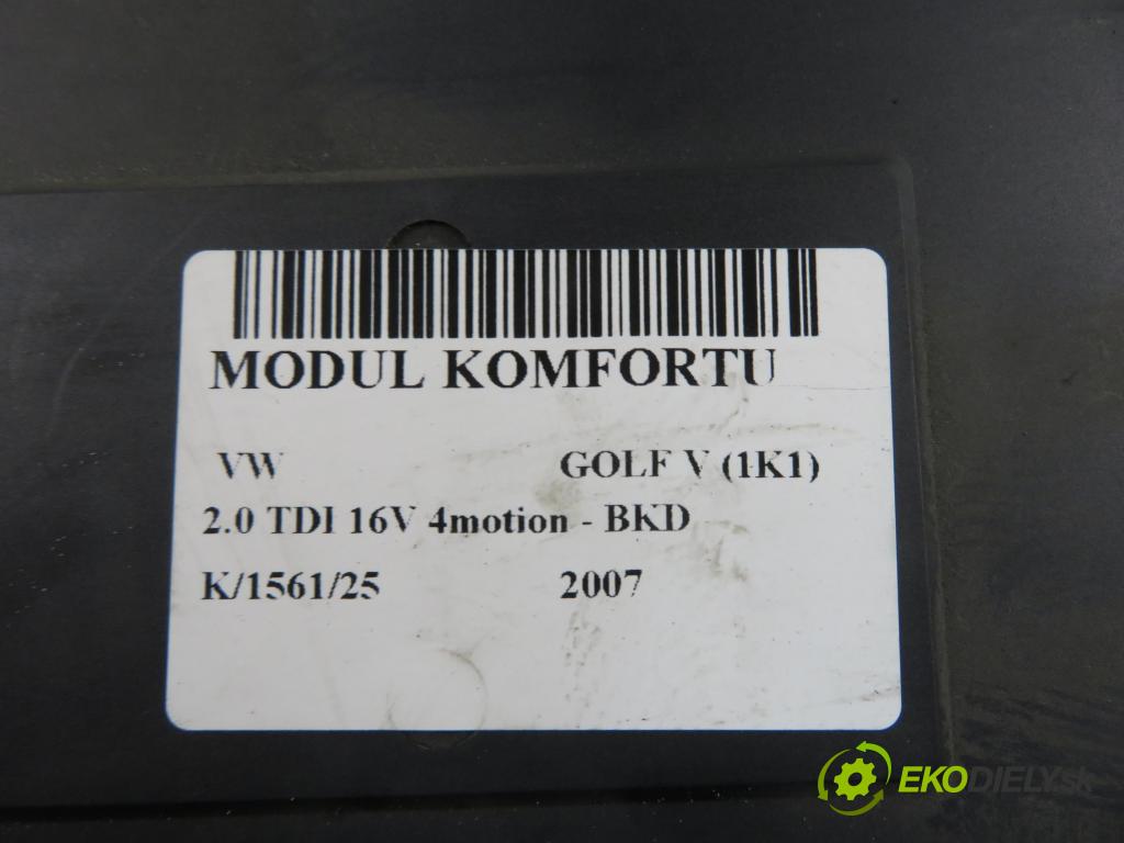 VW GOLF V (1K1) HB 2007 103,00 2.0 TDI 16V 4motion - BKD 1968,00 MODUL komfortu 3C0937049AJ
