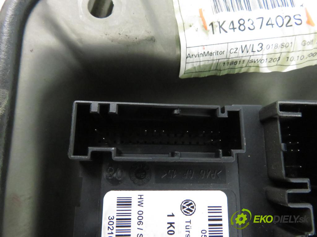 VW GOLF V (1K1) HB 2007 103,00 2.0 TDI 16V 4motion - BKD 1968,00 Mechanizmus okien 1K0959702M ; 1K4837402S