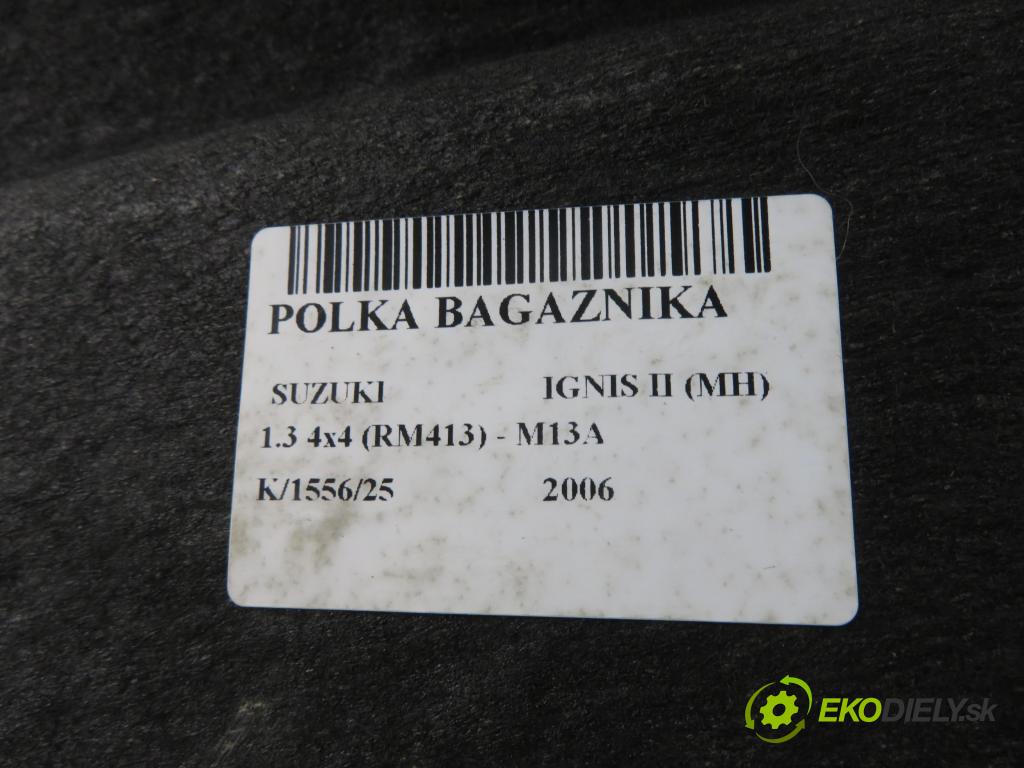 SUZUKI IGNIS II (MH) HB 2006 69,00 1.3 VVT 4x4 94 - M13A 1328,00 POLKA: kufor 8741086G01