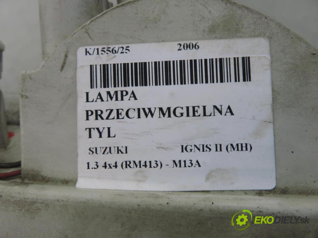 SUZUKI IGNIS II (MH) HB 2006 69,00 1.3 VVT 4x4 94 - M13A 1328,00 Svetlo hmlové zadné P3053
