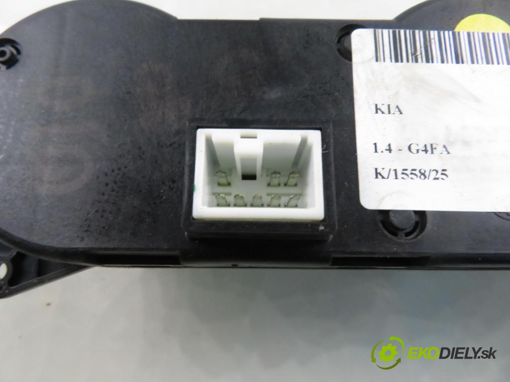 KIA CEE'D liftback (ED) HB 2008 80,00 1.4 16V 109 - G4FA 1396,00 Panel kúrenia KLIMATIZACE: 957101H100 ; 972501H000EQ