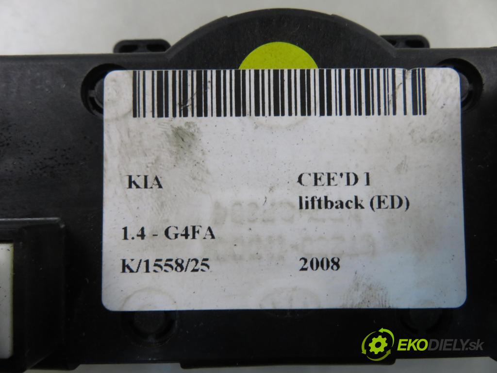 KIA CEE'D liftback (ED) HB 2008 80,00 1.4 16V 109 - G4FA 1396,00 Panel kúrenia KLIMATIZACE: 957101H100 ; 972501H000EQ
