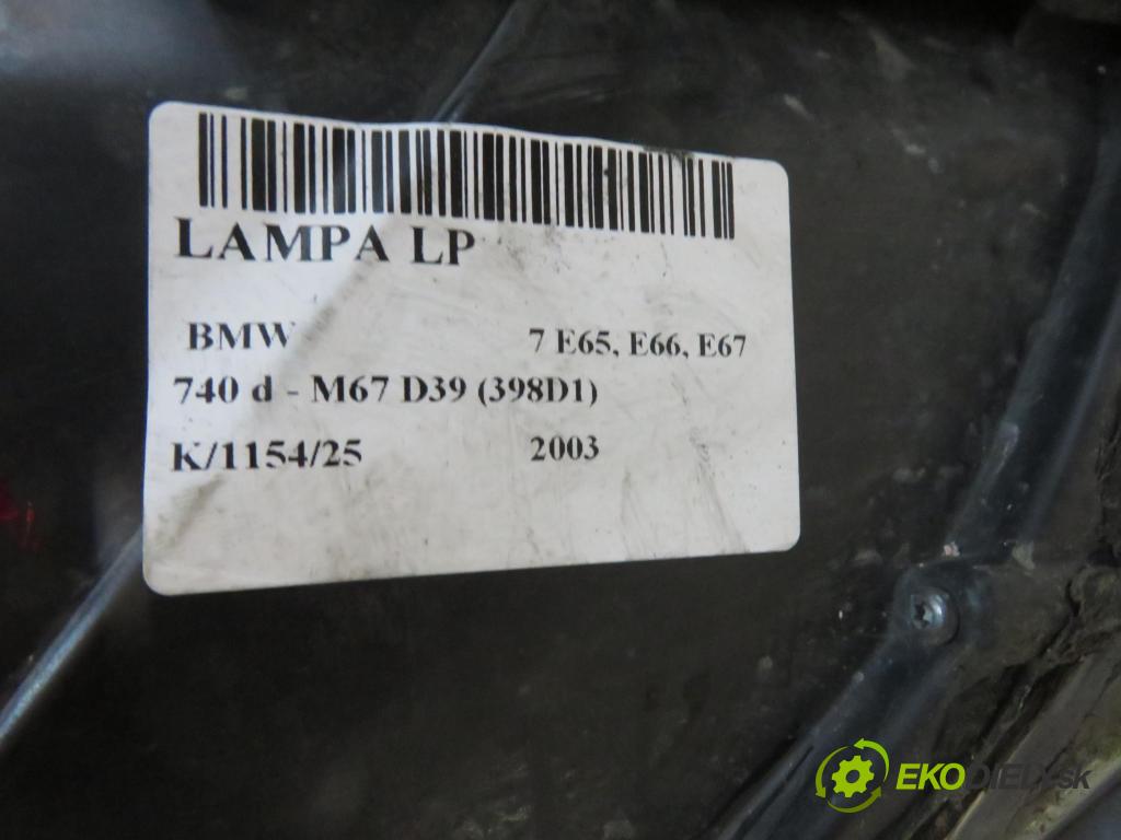BMW 7 (E65, E66, E67) SEDAN 2003 190,00 740 d- M67 D39 (398D1) 3901,00 Svetlo LP 7165451
