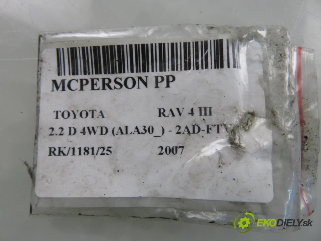 TOYOTA RAV 4 III (_A3_) SUV 2007 100,00 2.2 D 4WD (ALA30_) 136 - 2AD-FTV 2231,00 MCPERSON PP 