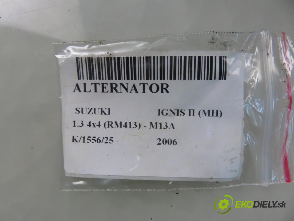 SUZUKI IGNIS II (MH) HB 2006 69,00 1.3 VVT 4x4 94 - M13A 1328,00 Alternátor A6109 (Alternátor)