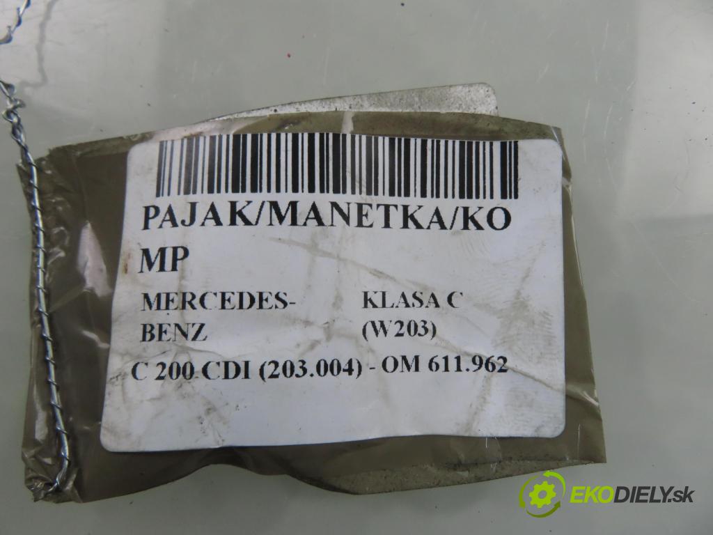 MERCEDES-BENZ KLASA C (W203) SEDAN 2003 85,00 C 200 CDI 116 - OM 611.962 2148,00 / páčka ľavá strana 0005452310