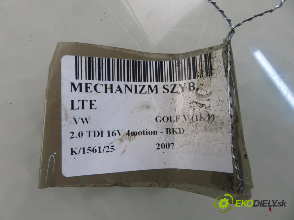 VW GOLF V (1K1) HB 2007 103,00 2.0 TDI 16V 4motion - BKD 1968,00 Mechanizmus okien 1K4839461A