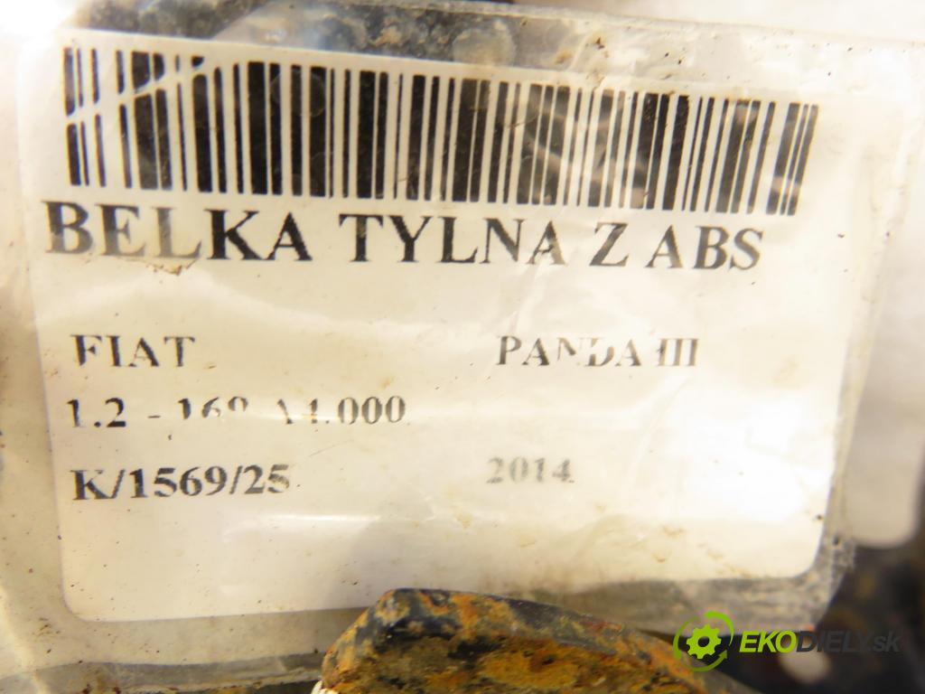 FIAT PANDA (312_, 319_) HB 2014 51,00 1.2 - 169 A4.000 1242,00 Výstuha zadná ABS 519656590