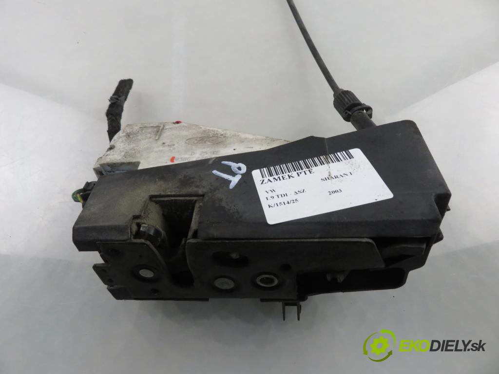 VW SHARAN (7M8, 7M9, 7M6) VAN 2003 96,00 1.9 TDI PD 130 - ASZ 1896,00 zámok PTE 93BG220A20DD