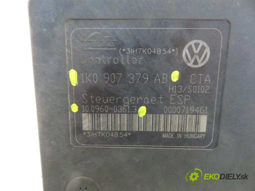 VW GOLF V (1K1) HB 2007 103,00 2.0 TDI 16V 4motion - BKD 1968,00 Pumpa ABS 1K0614517AB ; 1K0907379AB ; 1096003613 (Pumpa ABS)