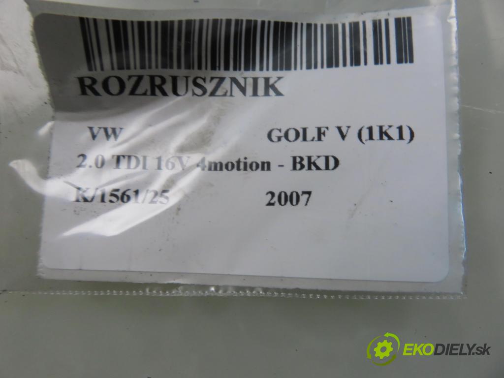 VW GOLF V (1K1) HB 2007 103,00 2.0 TDI 16V 4motion - BKD 1968,00 Štartér 02M911023N ; TS17E3 (Štartér)