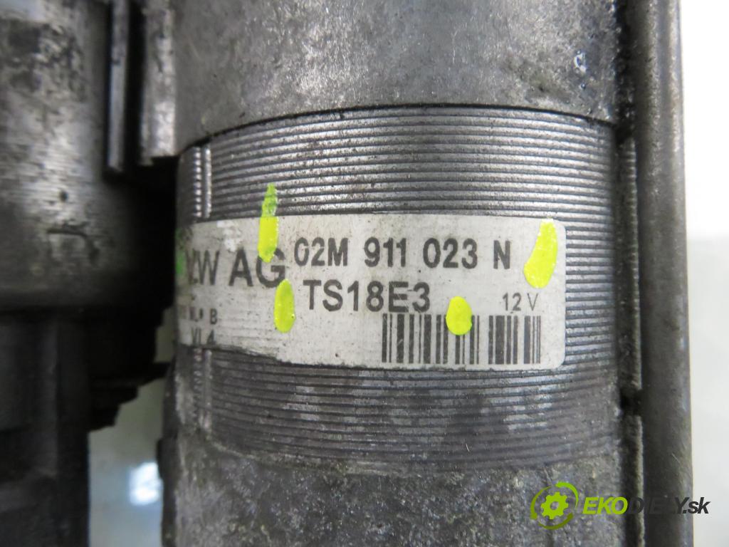 VW GOLF V (1K1) HB 2007 103,00 2.0 TDI 16V 4motion - BKD 1968,00 Štartér 02M911023N ; TS17E3 (Štartér)