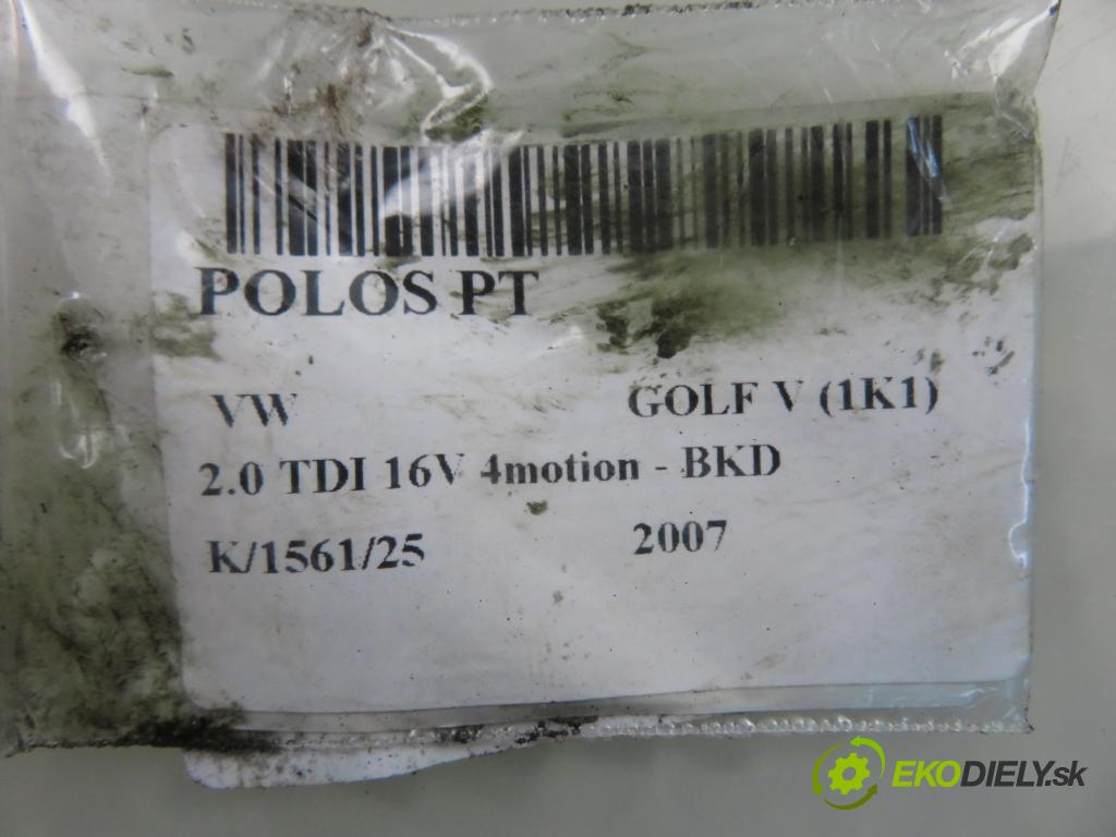 VW GOLF V (1K1) HB 2007 103,00 2.0 TDI 16V 4motion - BKD 1968,00 Poloos pravé zadné 