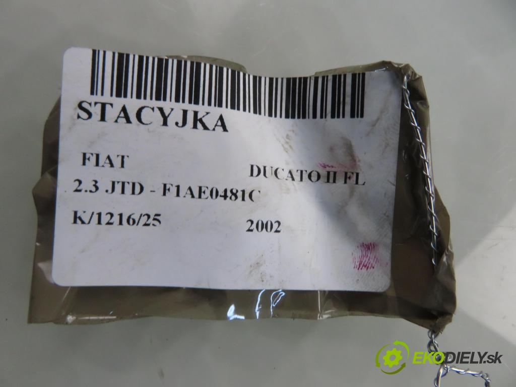 FIAT DUCATO Skrzynia (244_) BUS 2002 81,00 2.3 JTD - F1AE0481C 2286,00 spinačka 01099001 (Spínacia skrinka)