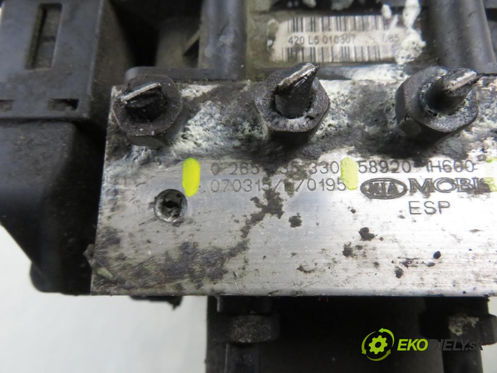 KIA CEE'D liftback (ED) HB 2008 80,00 1.4 16V 109 - G4FA 1396,00 Pumpa ABS 0265950694 ; 589201H600 ; 0265235330 (Pumpa ABS)