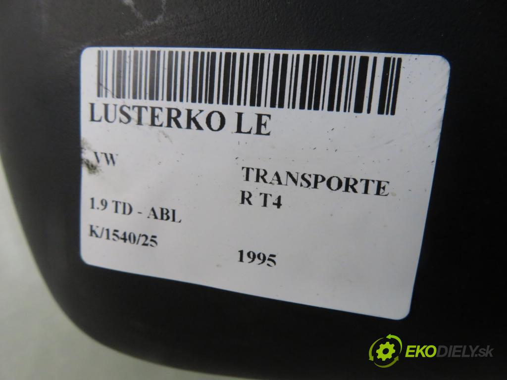 VW TRANSPORTER IV Autobus (70XB, 70XC, 7DB, 7DW, 7DK) BUS 1995 50,00 1.9 TD - ABL 1896,00 Spätné zrkadlo 
