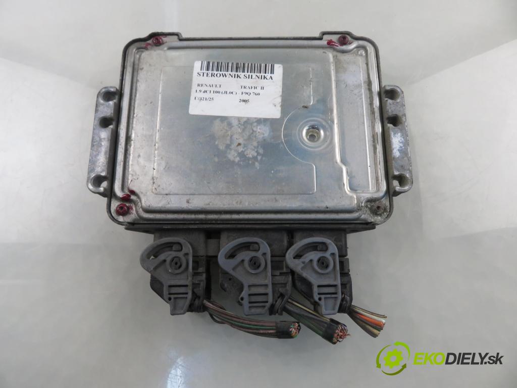 RENAULT TRAFIC II Autobus (JL) BUS 2005 74,00 1.9 dCI 100 (JL0C) - F9Q 760 1870,00 Riadiaca jednotka Motor 8200051608 ; 8200389519 ; 0281011529