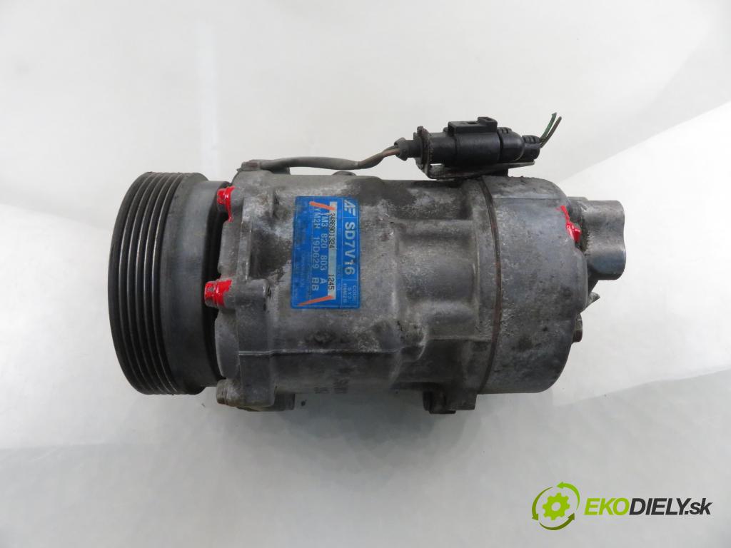 VW SHARAN (7M8, 7M9, 7M6) VAN 2003 96,00 1.9 TDI PD 130 - ASZ 1896,00 KOMPRESOR: klimatizácie 7M3820803A ; YM2H19D629BB (Kompresor klimatizácie)