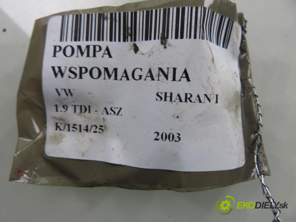 VW SHARAN (7M8, 7M9, 7M6) VAN 2003 96,00 1.9 TDI PD 130 - ASZ 1896,00 pumpa servočerpadlo 038145255B (Servočerpadlo)