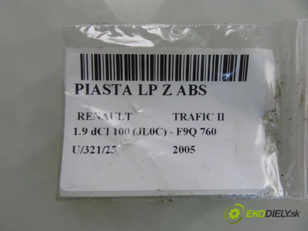 RENAULT TRAFIC II Autobus (JL) BUS 2005 74,00 1.9 dCI 100 (JL0C) - F9Q 760 1870,00 náboj LP ABS