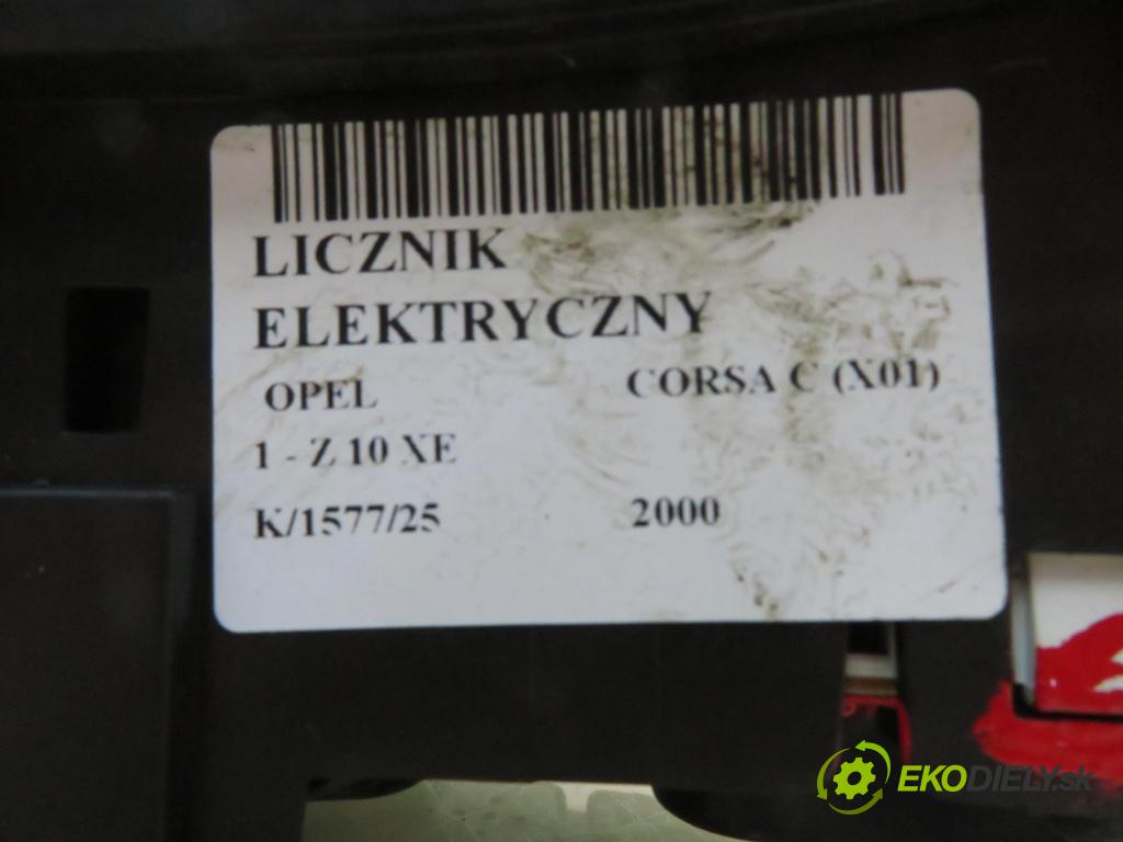 OPEL CORSA C (X01) HB 2000 43,00 1.0 12V 58 - Z 10 XE 973,00 Prístrojovka elektrický 09166813FK
