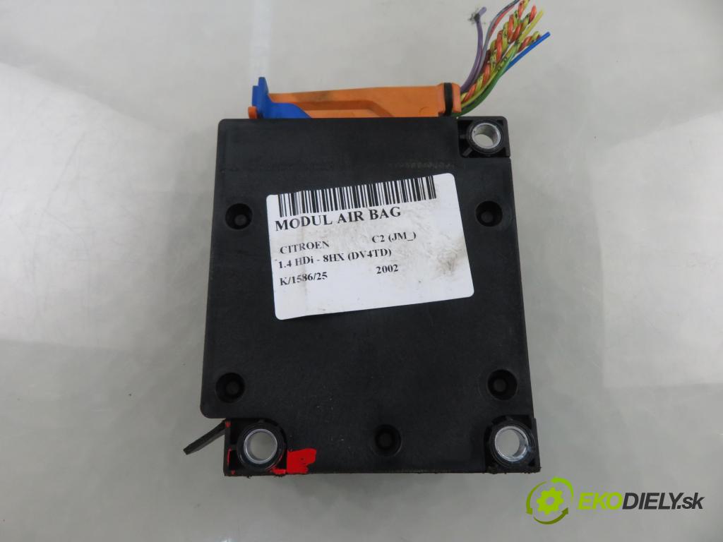 CITROEN C2 (JM_) HB 2002 52,00 1.4 HDi - 8HX (DV4TD) 1398,00 MODUL air BAG 9650790880